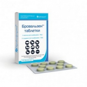 Бровальзен 7,5% 30 таблеток альбендазол антигельминтик Бровафарма