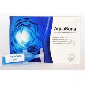 AquaBona засіб для очищення акваріумів 1шт на 5000л акваріумної води