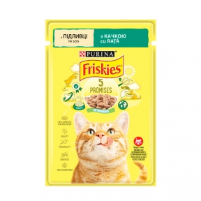 Friskies консерва для котів із качкою в підливці, 85 г