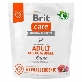 Brit Care Dog Hypoallergenic Adult Medium Breed Сухой корм для собак средних пород гипоаллергенный с ягненком