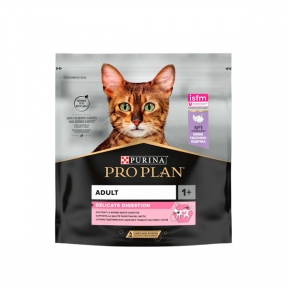 PRO PLAN Delicate сухой корм для кошек с чувствительным пищеварением с индейкой