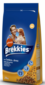 Brekkies Excel Dog для собак (ягненок+рис), 20 кг