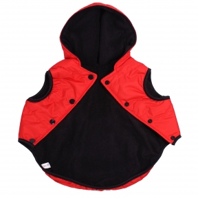 Жилет Кнопки красный