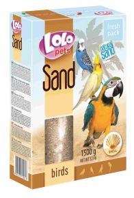 Пісок для птахів з черепашками Lolo Pets