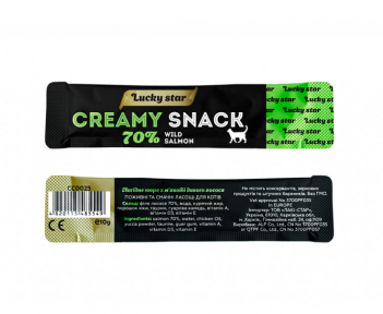 Лакомство для котов Крем LUCKYSTAR, 10 г 