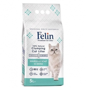 Felin наполнитель для кошек с ароматом марсельского мыла