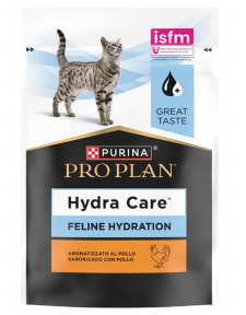 Вологий корм Purina Pro Plan Hydra Care для збільшення споживання рідини з куркою, для котів, 10*57 г