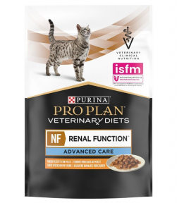 Вологий корм Purina Pro Plan Veterinary Diets NF Kidney Function Advanced Care Mousse для котів з просунутою стадією ниркової недостатності, мус, 85 г  