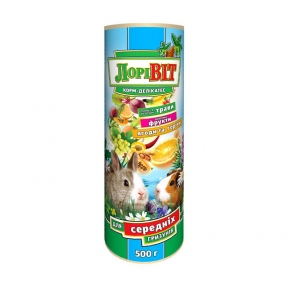Корм-деликатес для средних грызунов Лоривит 0.5 кг