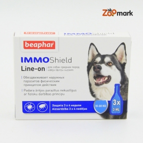 IMMO SHIELD Капли от блох и клещей для собак