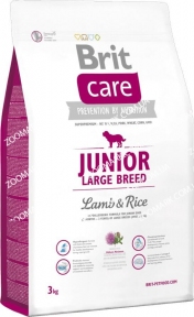 Brit Care L Junior с ягненком и рисом  для щенков крупных пород
