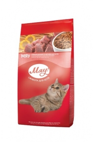 МЯУ! с телятиной сухой корм для кошек