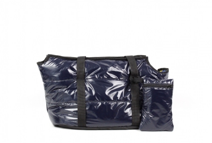 Сумка Мишель Плащевка мон-клер Синяя.