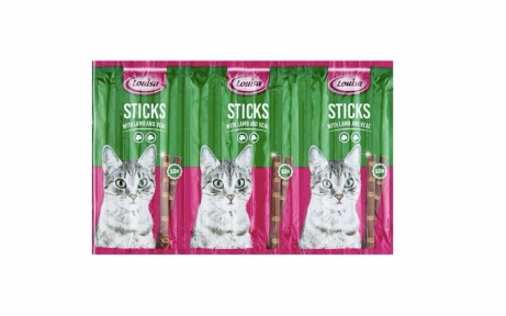 Ласощі для котів Палички Louisa, блістер 10 шт по 5 г