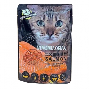 Miaomi консервы для котов с лососем Пауч 85г 5шт 74208