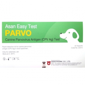 Экспресс-тест ASAN Easy Test Парвовирус у собак СPV-Ag Parvo, Корея