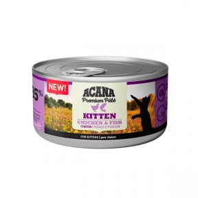 Acana Premium Влажный корм для котят с курицей и рыбой 85гр