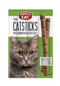 Палочки Perfecto Cat курица\кролик 10 шт
