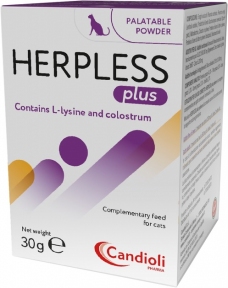 Порошок Herpless Plus Candioli для кошек противовирусный, 30 г