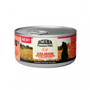 Acana Premium Влажный корм для кошек с лососем и курицей 85гр