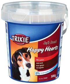 Happy Hearts-ласощі для собак з бараниною 500 г, Тріксі 31497