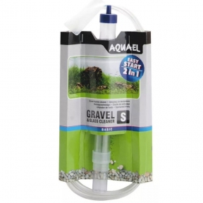 Aquael Gravel & Glass Cleaner S Грунтоочиститель со скребком для аквариума 26 *46 см