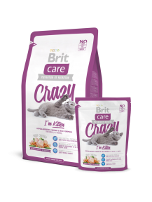 Brit Care Cat Crazy Kitten сухой корм  для котят 2 кг +контейнер в подарок  АКЦИЯ