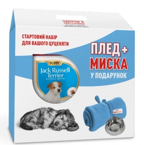 Акція сухий корм Royal Canin Jack Russel Puppy 1,5 кг в подарунок миска і плед