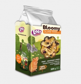 Lolopets корм для шиншилл овощи и фрукты 100 г 74122