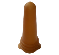 Соска латекс конусная на бутылку коричневая