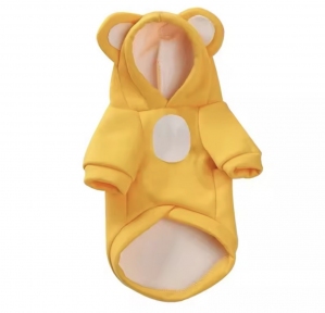 Худі капюшон з вушками жовтий