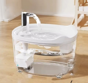 Фонтан для животных с USB 19*16*18 см. 1,5 л.