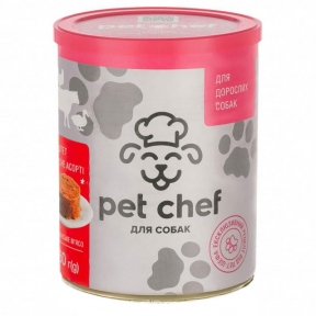 Pet chef консерви для собак м'ясне асорті