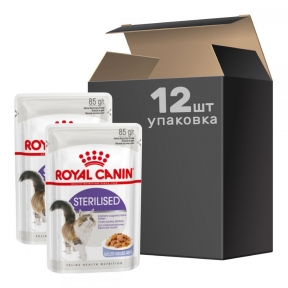Royal Canin fhn wet steril jelly 12 шт, консервы для кошек 11495 акция