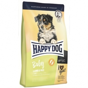 Happy dog корм Суприм Беби с ягненком и рисом  ( Безглютеновый)