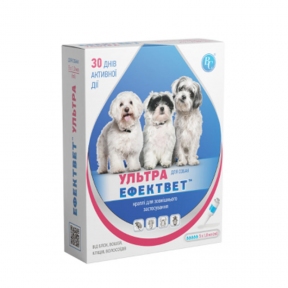 Эффектвет ультра противопаразитарные капли для собак от 3 кг 1мл (5 пипеток),  ВетСинтез