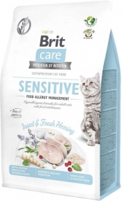 Brit Care Cat GF Insect Сухий корм для кішок з харчовою непереносимістю з комахами та рибою
