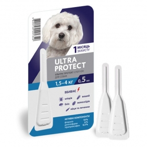 Краплі Ultra Protect-інсектоакарицидний препарат