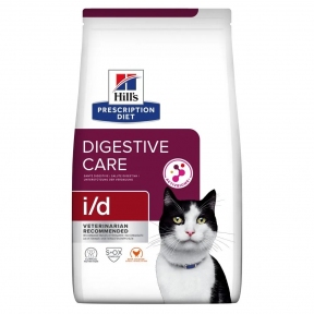 Hills Prescription Diet Digestive Care i/d Лечебный сухой корм для пищеварения у кошек (AB+)