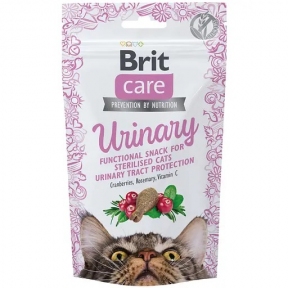 Ласощі Brit Care Cat Snack Urinary для кішок з індичкою, журавлиною та розмарином 50 гр.