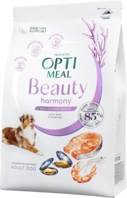 Акция-30% Optimeal Beauty Harmony с морепродуктами сухой корм для собак успокаивающий эффект 1.5 кг