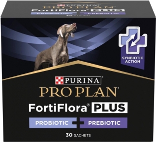 Purina Pro Plan FortiFlora Plus Пробіотик для дорослих собак та цуценят для підтримки нормальної міклофлори кишечника 30x2 г