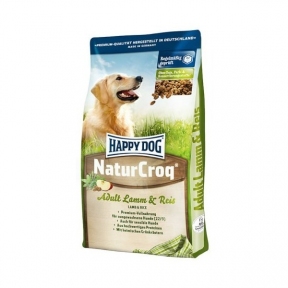 Happy dog корм Натур для собак крок ягненок с рисом,