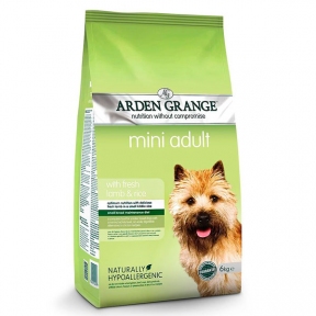 Arden Grange Mini Adult сухой корм с ягнятиной и рисом для взрослых собак мини пород 2 кг