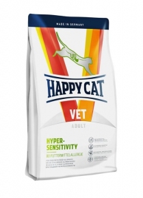 Happy Cat VET Diet Hypersensitivity сухой корм для котов при пищевой аллергии 1 кг