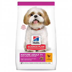 Hill's SP Canine Mature Adult 7+ Small & Miniature с курицей и индейкой для собак мелких пород старше 7 лет