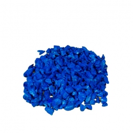 Грунт для акваріума кольоровий фракція 5-10мм 1кг Синій
