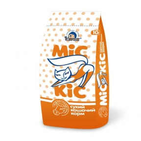 Мис Кис сухой корм для кошек нежная телятина 10кг
