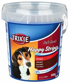 Happy Stripes - лакомство для собак с говядиной 500 г, Трикси  31499