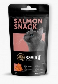 Лакомство SAVORY для кошек гурман с лососем 60 гр